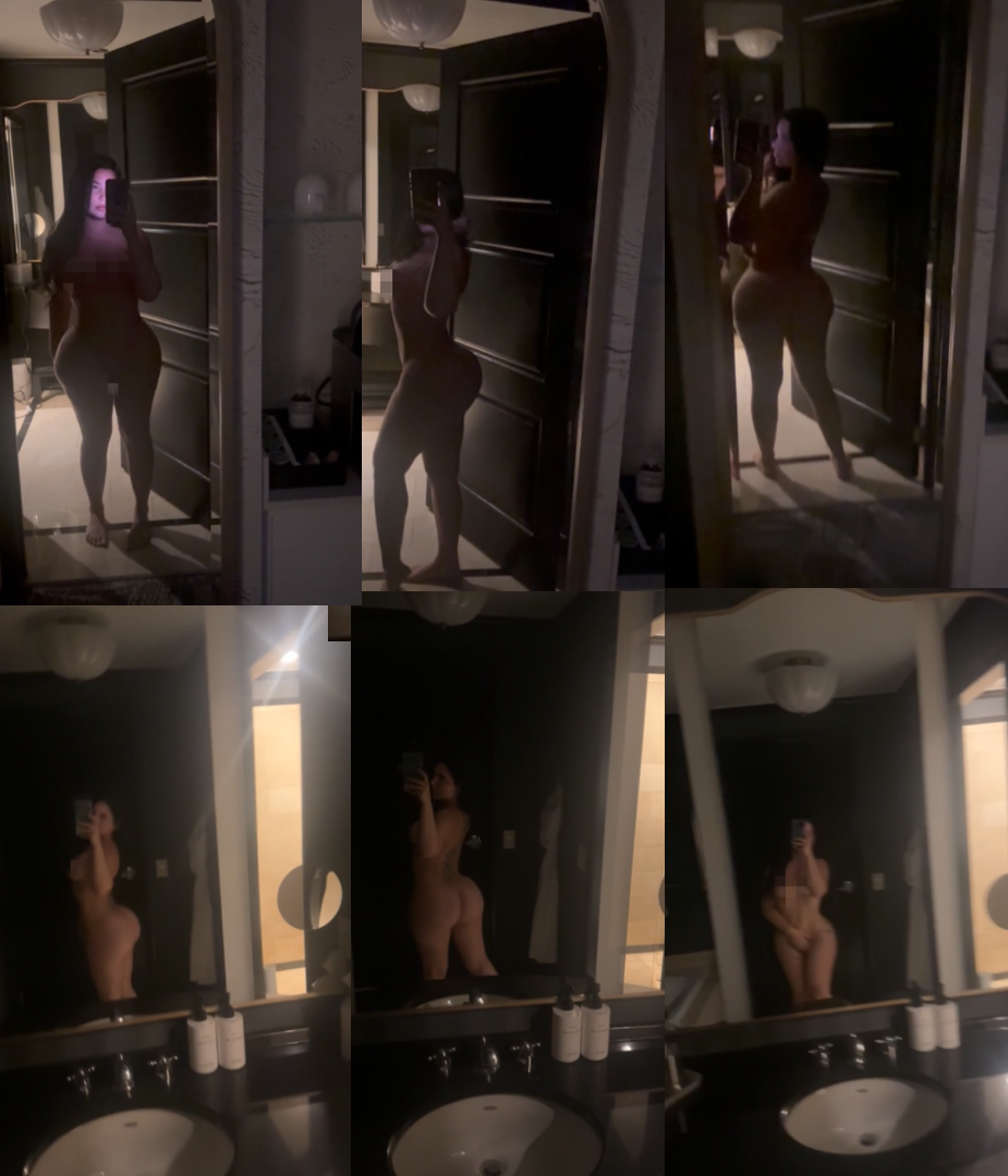 P0V: DESNUDA FRENTE AL ESPEJO 👀